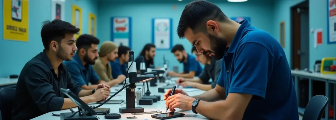 Mobile phone repair training in mashahd 
