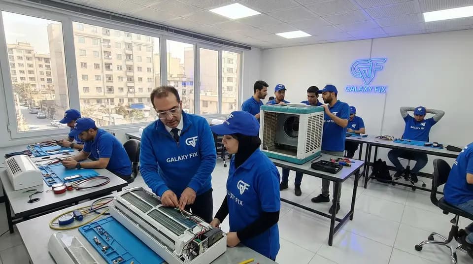 آموزش تخصصی تعمیر کولر گازی