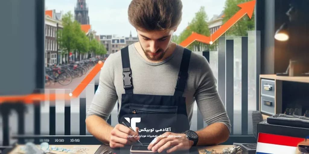 درآمد تعمیرات موبایل در هلند