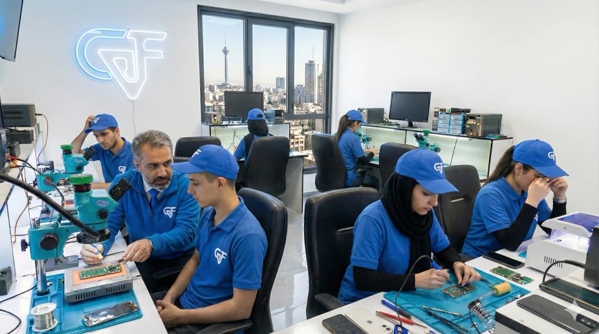 آموزش تعمیرات موبایل در بابل؛ اقساطی + مدرک فنی حرفه‌ای - گلکسی فیکس