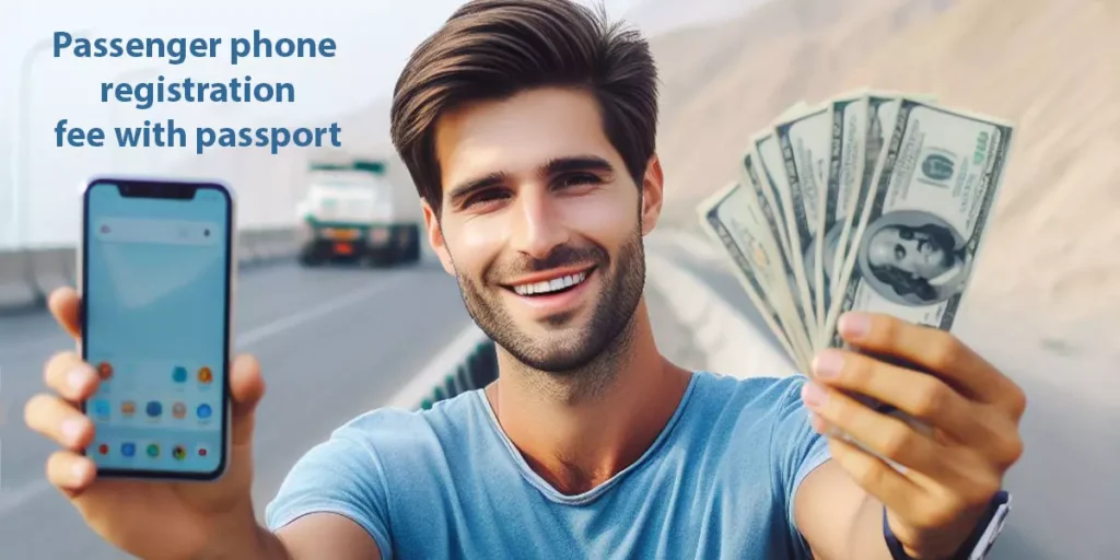 هزینه رجیستری گوشی مسافری با پاسپورت