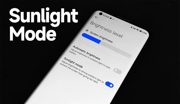 ترفند Sunlight Mode در شیائومی