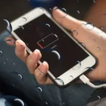 شارژ نشدن گوشی آب خورده