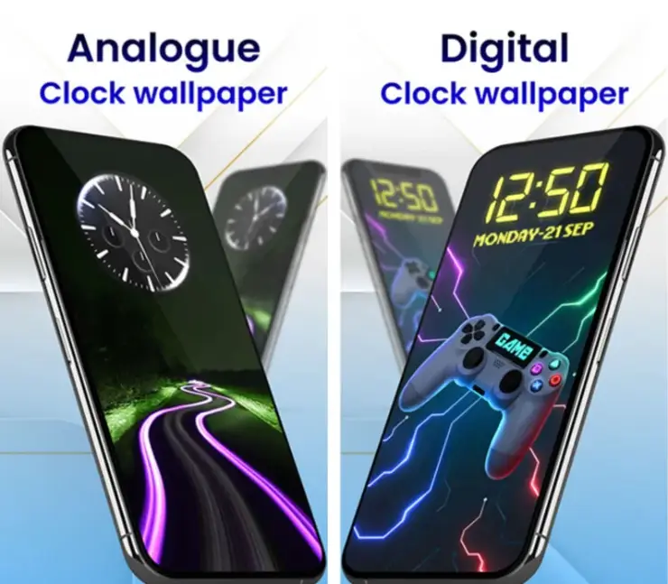 اپلیکیشن Clock Wallpapers