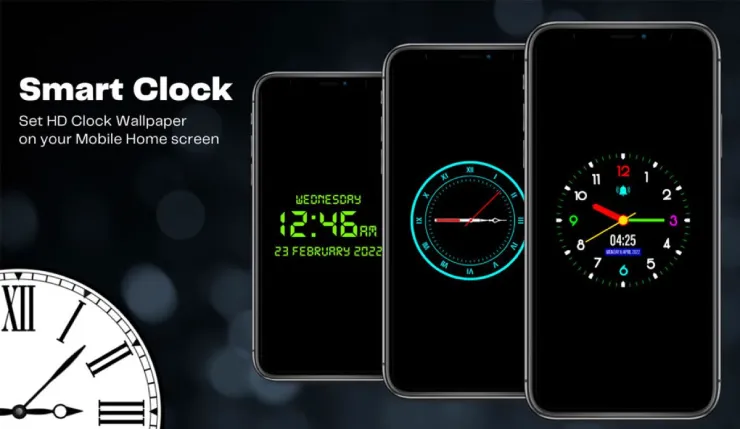 اپلیکیشن Digital Clock Lock Screen Pro