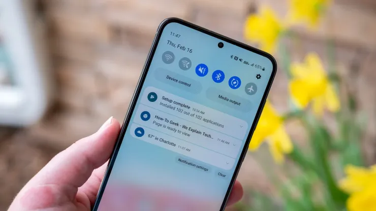 مشکل نوتیفیکیشن سامسونگ