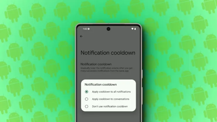 کاهش تدریجی صدای نوتیفیکیشن ‌ها (Notification Cooldown)