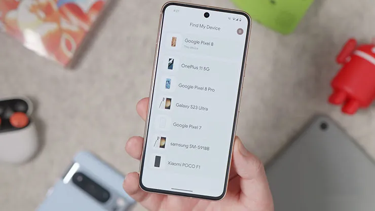 بهبود شبکه Find My Device