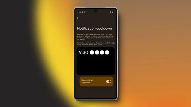کاهش تدریجی نوتیفیکیشن ها (Notification Cooldown)