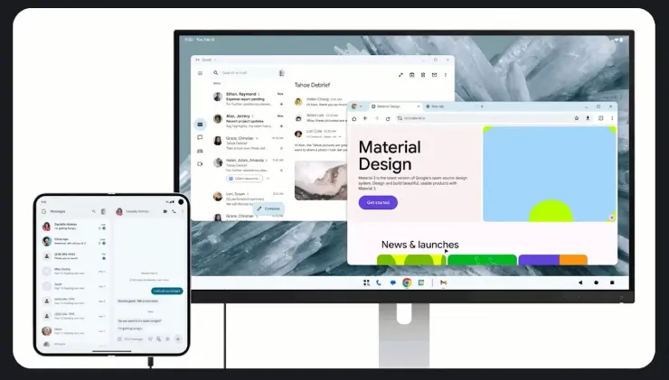 حالت دسکتاپ (Desktop Windowing)