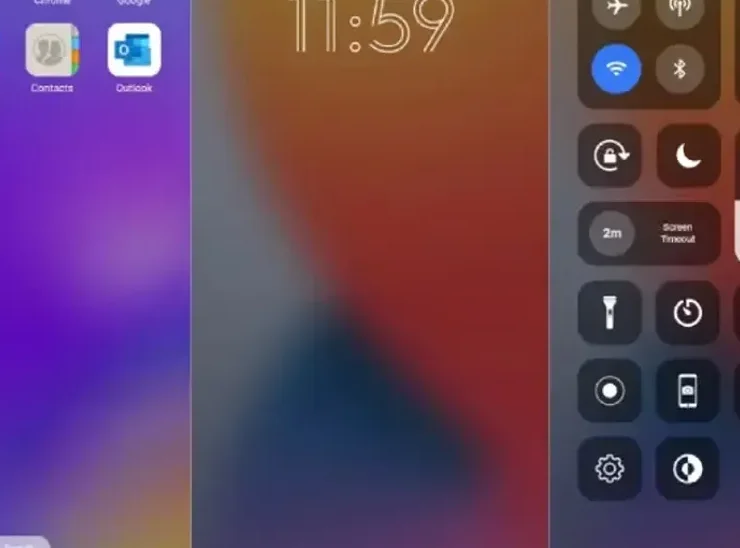 ظاهر نهایی گوشی سامسونگ پس از نصب iLauncher