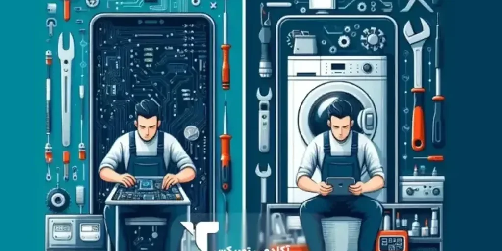 مقایسه رشته تعمیرات موبایل با لوازم خانگی