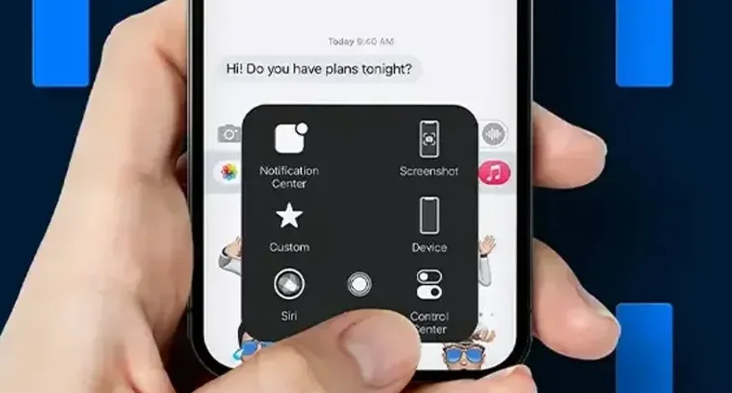 استفاده از اسکرین شات گرفتن با استفاده از Assistive Touch