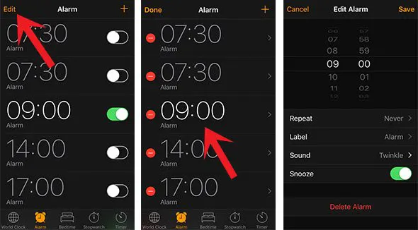 چگونه در آیفون (Alarm) ست کنیم؟
