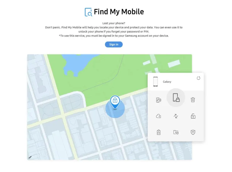 برداشتن قفل صفحه سامسونگ بدون پاک شدن اطلاعات با Find My Mobile سامسونگ